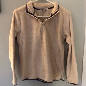 Fleece 1/4 zip sweatshirt